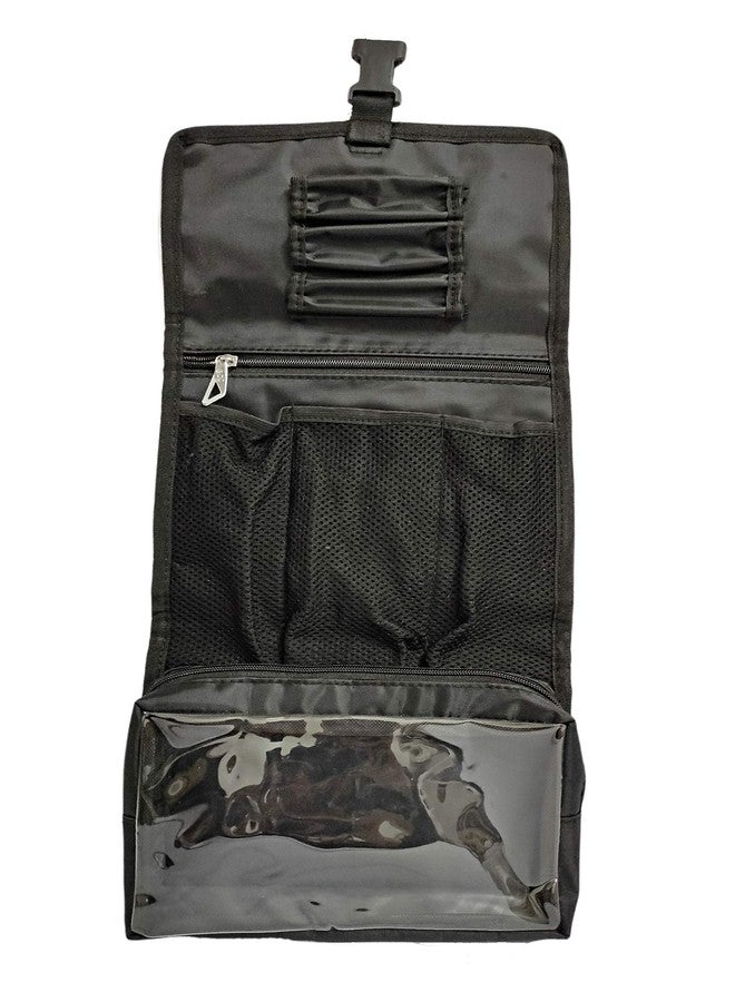 DIVYANA Multipurpose Foldable Hanging Toiletry Kit, Black - Image 1